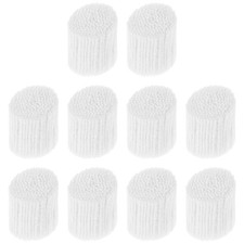 10 Rolls White Latch Hook Yarn Precut Rug Wool Bundles Acrylic Fiber DIY