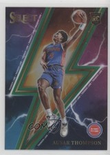 2023-24 Panini Select Thunder Lane Green Prizm Ausar Thompson #9 14md