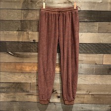NWT Rylee Cru Women's Retro Stripe Terry Joggers Lounge Pants