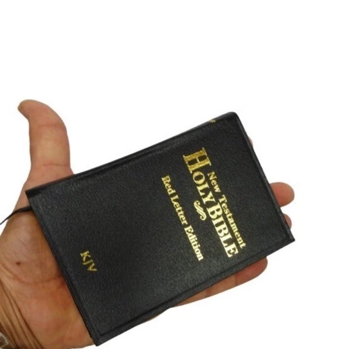 Mini Pocket Holy Bible New Testament King James Version Red Letter KJV Prayer - Image 4 of 4