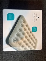 Hi Gear Deluxe Double Flocked Air Bed with Built-In Pump 