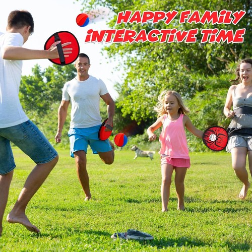 Toss and Catch Ball Game Set, Outdoor Games for Kids 3 4 5 6 7 8 9 10 11 12... - Picture 6 of 6