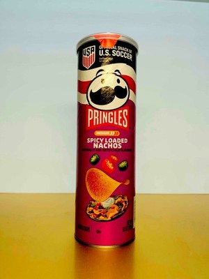   New Limited Edition Pringles SPICY LOADED NACHOS Medium Crisps Chips 5.5oz