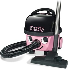 Image of Numatic Henry Hetty HET160 Cylinder Vacuum Cleaner 620W 6L Bagged Pink