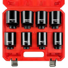 Wett 8-piece 12 Drive Deep Impact Socket Set Large 1-14-1-34 8pc
