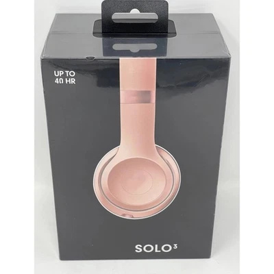 BEATS BY DR. DRE Beats Solo 3 Solo3 Wireless On-Ear Bluetooth Headphones -Rose Gold