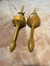 Pair Of 12 Wooden Finials