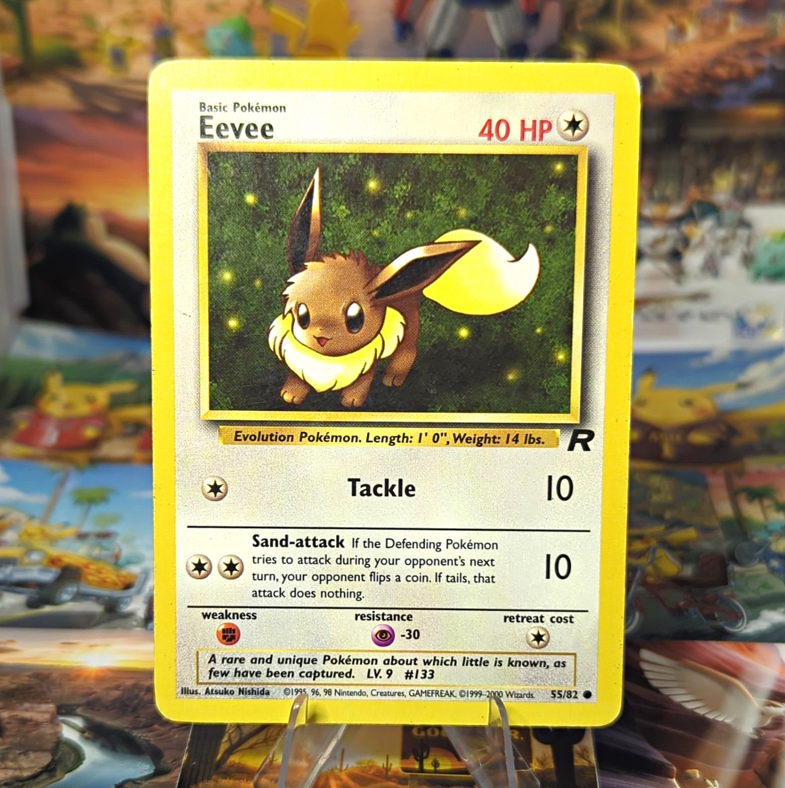 The Pokémon Company Eevee Team Rocket 55/82 1999 40 HP Regular Unlimited ENG
