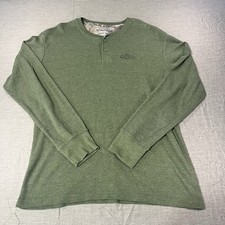 Realtree Men's Thermal Long Sleeve Shirt Green Size Medium Sportsman Outdoor