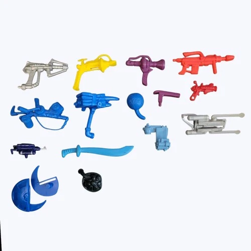 Vintage TMNT Teenage Mutant Ninja Turtles 1980s Lot Of Weapons And Accessories