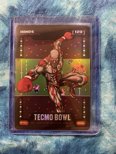 Jerry Rice BoBA TECMO BOWL HANDS #BF301 1st Ed 120 Battlefoil