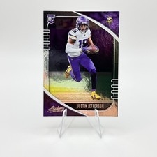 2020 Panini Absolute #168 Justin Jefferson Rookie Card RC Vikings. rookie card picture