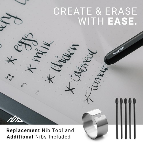 V-Pen EMR Stylus Remarkable 2 Pen Replacement with Digital Eraser + 5 Tips | ... - Picture 7 of 9