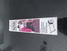 FA Edmunds Scroll Frame Hardwood Split Rails NOS Cross Stitch Embroidery