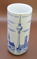 Sch&ouml;ne Andenken-Vase Porzellan Berlin DDR Fernsehturm
