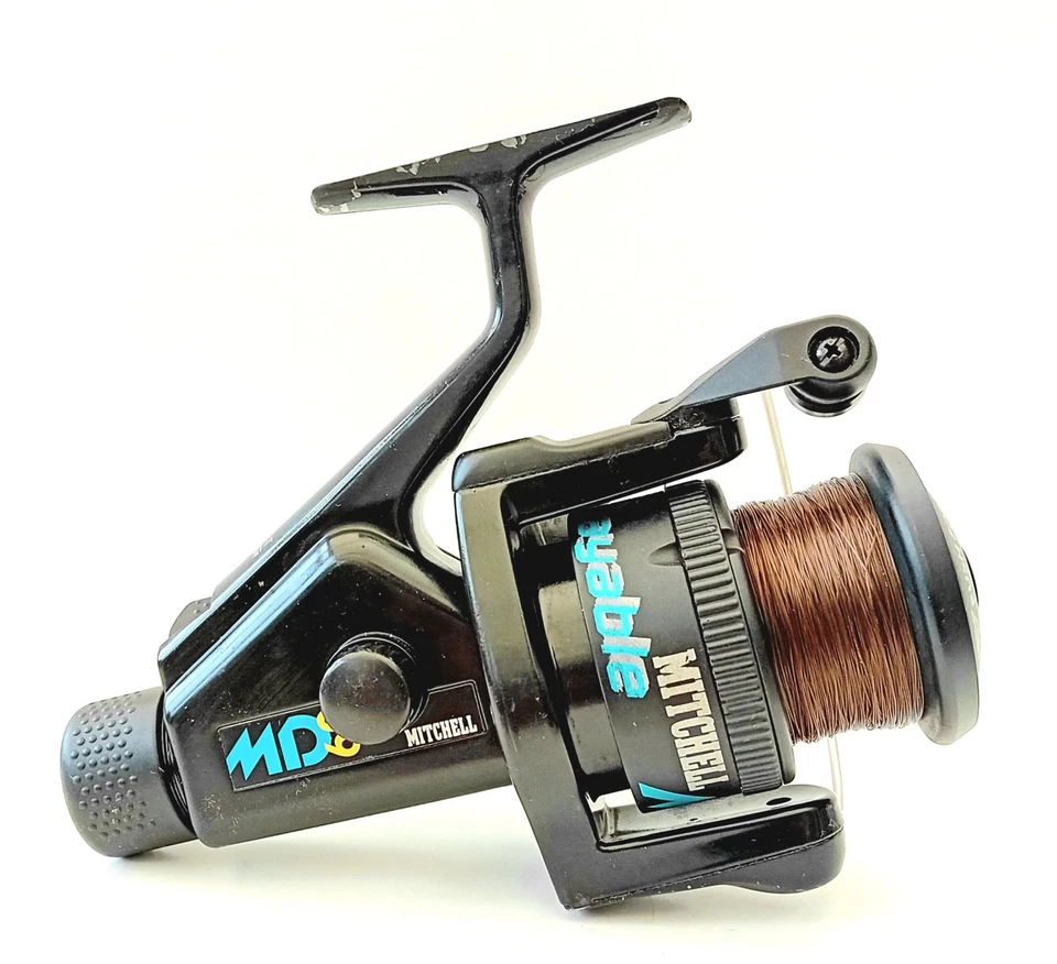 Carrete de pesca Mitchell MD60 carrete libre Baitrunner + aparejo de estuche lucio de carpa Foto 3 de 4