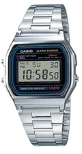 Casio A158WA Series | Unisex Digital Watch | Vintage | WR | 100 SEC Stop Watch 