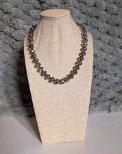 Costume Jewelry Beautiful Glass Beads Sparkling Necklace  47cm
