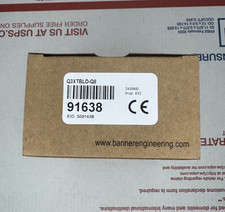 Banner Q3XTBLD-Q8 91638 Laser Contrast Sensor...