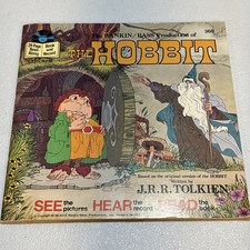 The Hobbit 24 Pg Book And Record 33 1/3 RPM Based On Version By JRR Tolkien