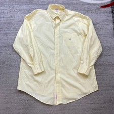 VTG Brooks Brothers Oxford Button Shirt 16.5 - 32 Yellow OCBD Outdoor Mens 90s