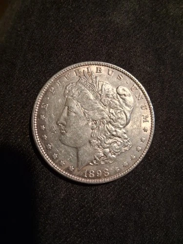 1898 Morgan Silver Dollar $1 Coin US 0.9 Fineness  Collector Coin