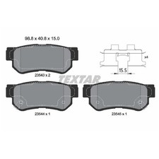 Satz Bremsbeläge Bremsklötze hinten für KIA Magentis 2 MG | 449138