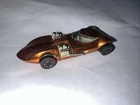 Vintage 1969 ORANGE HOT WHEELS REDLINE TWINMILL with White Interior