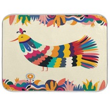 24x18 inch Colorful Mexican Artistic Bird Dish Drying Mat Absorbent Microfiber