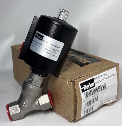 Parker PA15S1N4S050A 1/2” 2-Way Angle Seat Valve