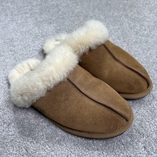 UGG SCUFFETTE II Slippers Women  s Size 5.5 Estimate Chestnut Brown Lined