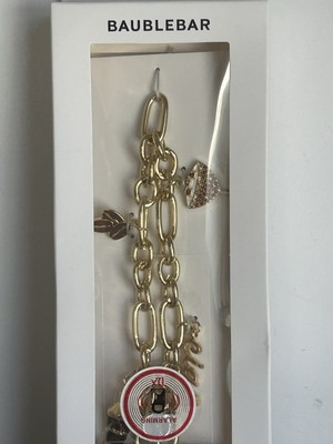 BaubleBar Phone Charm Wristlet Coffe Italy Themed NEW