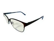 Cosmopolitan C911 Brown Blue Eyeglass Frames 52-16-135 Women's Full Rim