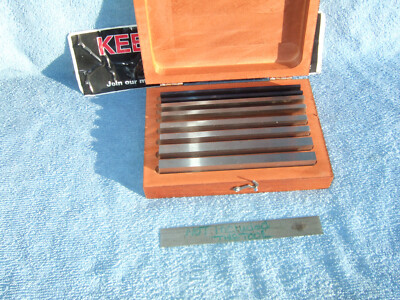 STARRETT 384 PARALLELS W/BOX VINTAGE MACHINIST JIG-GRIND INSPECT TOOLMAKER 2K