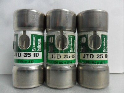 Nice Lot Littelfuse JTD 35 ID 35 Amp Fuses LPJ 35SP 600 V Class J
