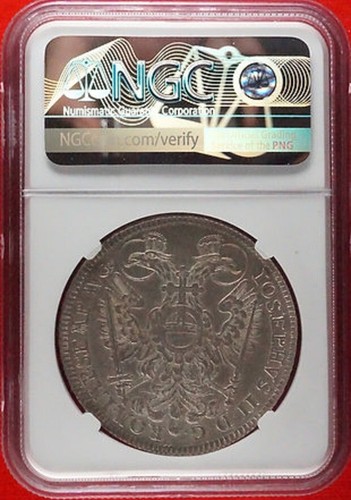 Germany Nuremberg Thaler Silver Coin Cityscape 1765 NGC AU53 - Picture 2 of 2