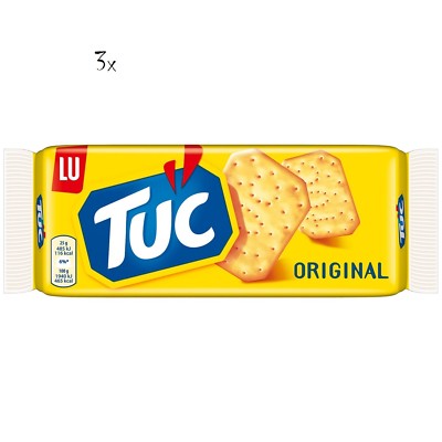 3x TUC Kekse Salzgebäck Cracker Classic 100g Packung 300 gr biscuits cookies