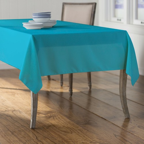 LA Linen Polyester Poplin 60 by 90-Inch Rectangular Tablecloth. Made in USA - Picture 69 of 78