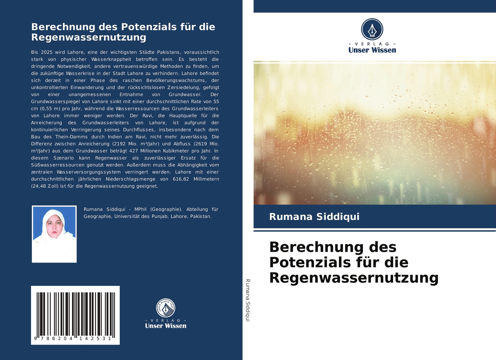 Thumbnail - Rumana Siddiqui | Berechnung Des Potenzials Für Die Regenwassernutzung