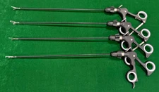 4pc Laparoscopic Monopolar Grasper 5mmx330mm Endoscopy Reusable Instrument