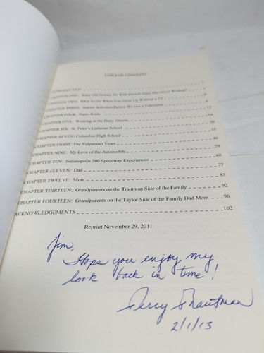 My Columbus Was Different From Yours Terry Trautman Columbus Indiana Signed - Picture 5 of 8