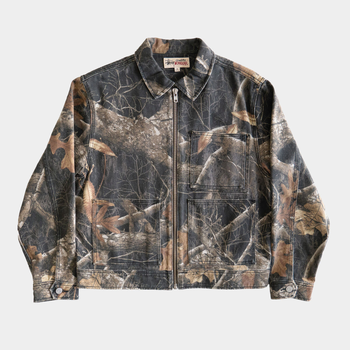 Buy Stussy Zip Work Jacket Realtree Edge Buy Stussy Zip Work Jacket Realtree Edge