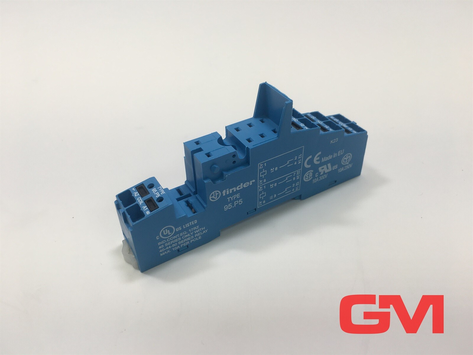 Finder relay base with push-in 95.P5 socket relay socket plug terminals