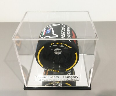 1/10th Oscar Piastri 2024 Hungary Win Pirelli Tyre Tire Award (SMALL)