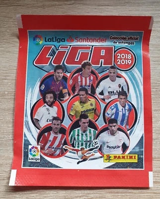 Panini 1 Tüte La Liga Santander 2018 2019 Bustina Pochette Pack Sobre 18 19 BBVA - Bild 1 von 2