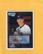2010 Bowman Draft Chrome USA Baseball Autographs #USAR19 Lucas Sims NM-MT+ Auto