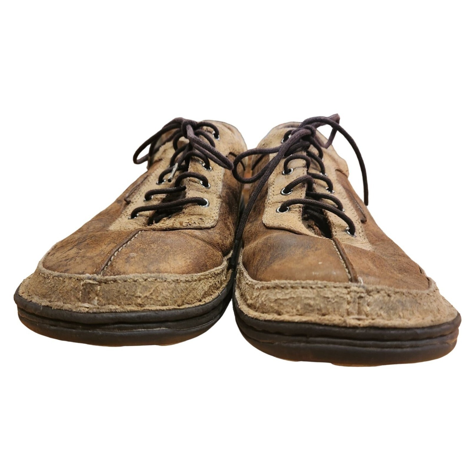 Oxford Merrell Sojourn torba muschio bicolore pelle marrone stringata J43817 taglia 11 5