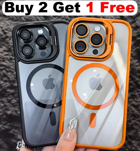 For iPhone 16 Pro 15 14 Plus 13 Shockproof Mag Safe Slim Case Camera Protector - Picture 1 of 29