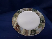 Vintage Sakura Stoneware  "Restaurant Row" Individual Dinner Plate Retired 