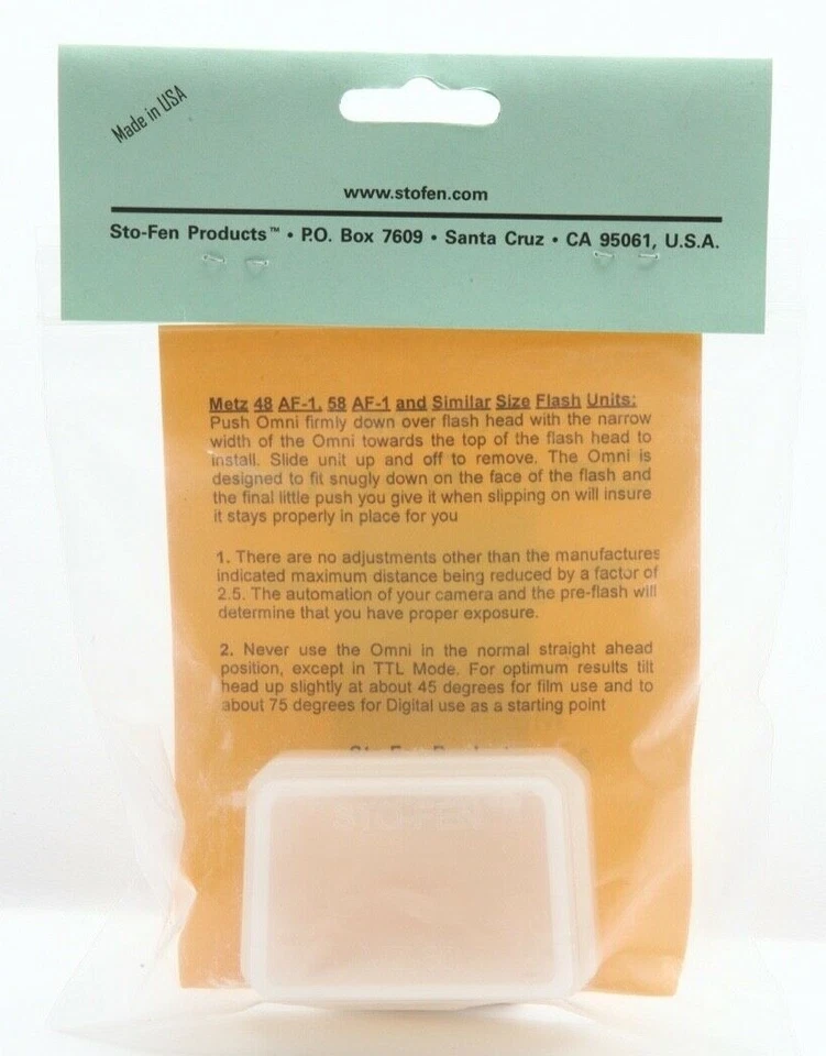 New Sto-Fen OM-MZ80 Omni-Bounce Diffuser #12898 - Image 2 of 2